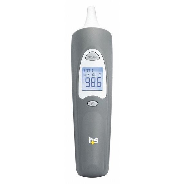 Healthsmart Digital Thermometer, Ear, 67/64" L 18220000 Zoro