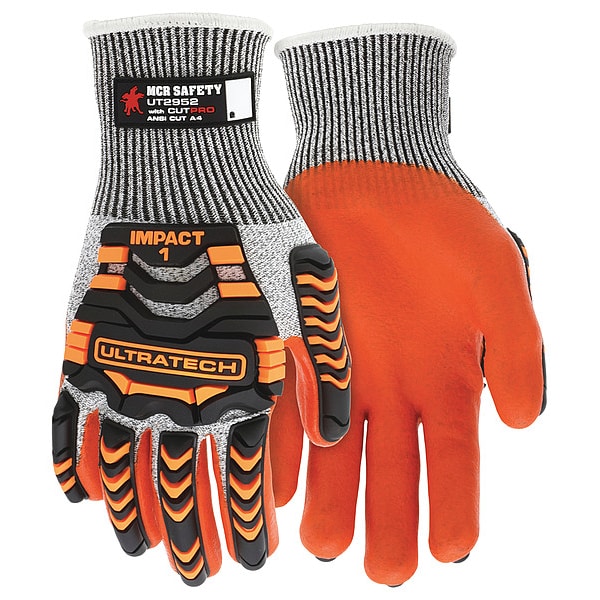 Mcr UT2952XXL 15.06 Cut Resistant Impact Coated Gloves, A4 Cut Level