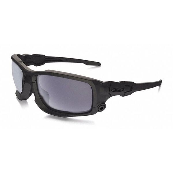 Oakley OO932901 185.49 Safety Glasses, Wraparound Gray Plutonite Lens