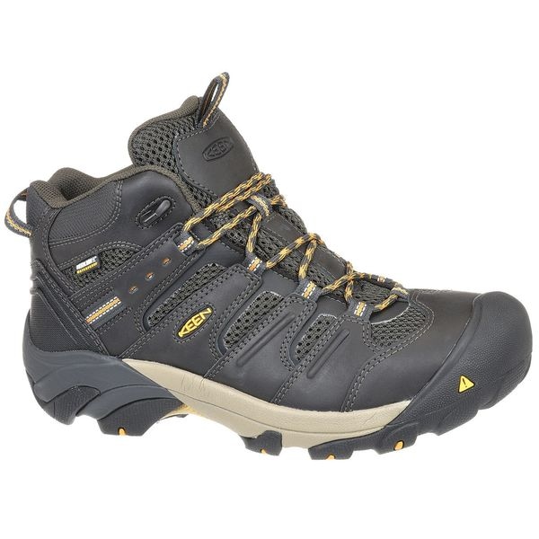 Keen Size 111/2 Men's Hiker Boot Steel Work Boot, Raven/Tawny Olive