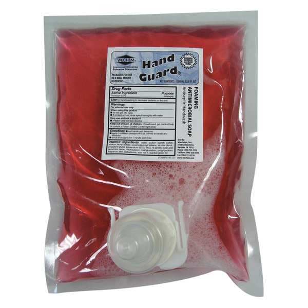 Wechem HC23 134.99 1000mL Foam Hand Soap Bag, PK 8