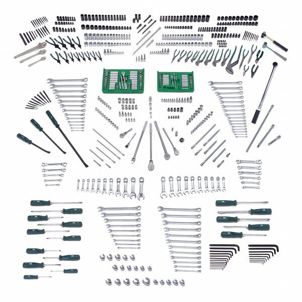 Sk Professional Tools Master Tool Set, Mechanic, 650 Pc 86650A-1 | Zoro
