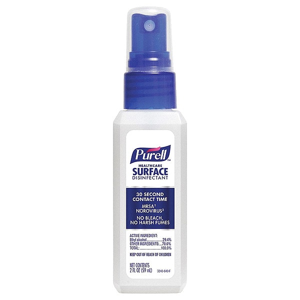 Purell Healthcare Surface Disinfectant, 2 fl oz Portable Spray Bottle, PK24 3240-24