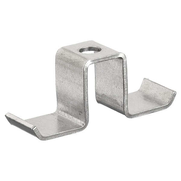 Fibergrate Grating Clip, For Screw Size 1/4 in, 316 Stainless Steel