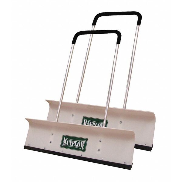thumbnail image 2 of Zoro Select 21Ac98 Snow Shovel – 22.25" Wide Aluminum/Plastic Blade, 42" Length, D-Handle 2 of 4