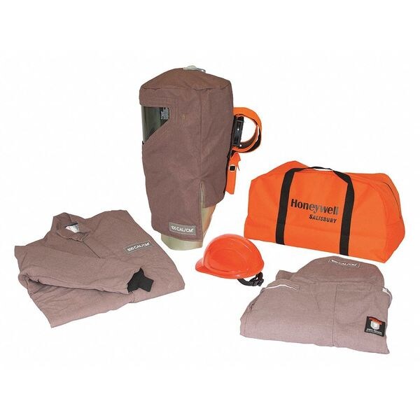Salisbury Arc Flash Protection Clothing Kit, Khaki SK100XLSPLC Zoro