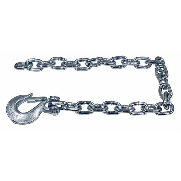 Buyers Products Safety Chain, Silver, 3/8" Sz, 6-1/2"W BSC3835