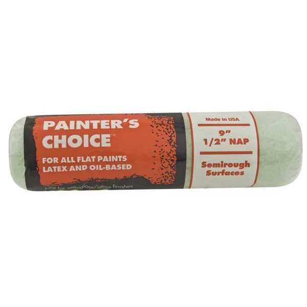 Wooster Painters Choice9inx1/2in Knit Roller, 1/2" Nap, Fabric R268-9
