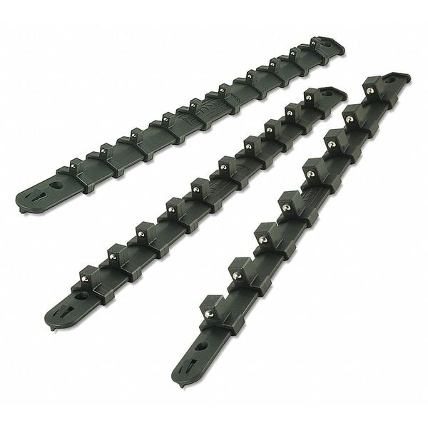 CRAFTSMAN Socket Rack Set,3Pcs, - 9-41849