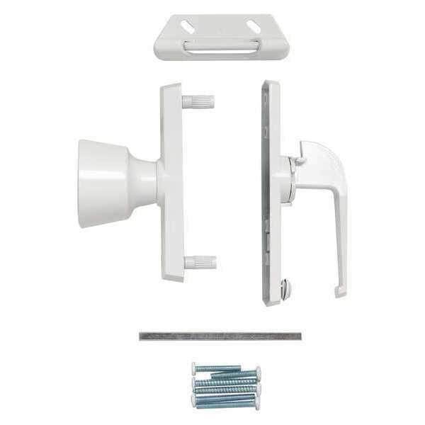 Wright Products Universal Knob Latch, White V670WH Zoro