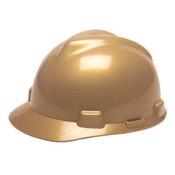 gold hard hat