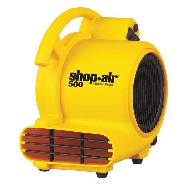 Shop-Vac Mini Air Mover, Plastic, Yellow, 8 in. 1032000