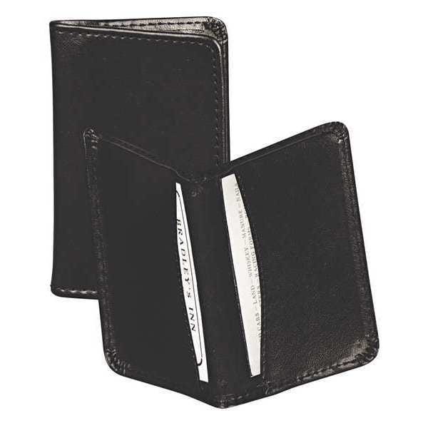 Samsill Leather Business Card Wallet Black 81220 Zoro