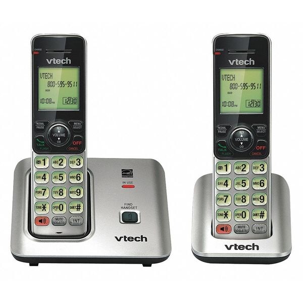 Vtech Cordless Phone with Two Handsets CS66192 CS66192 Zoro