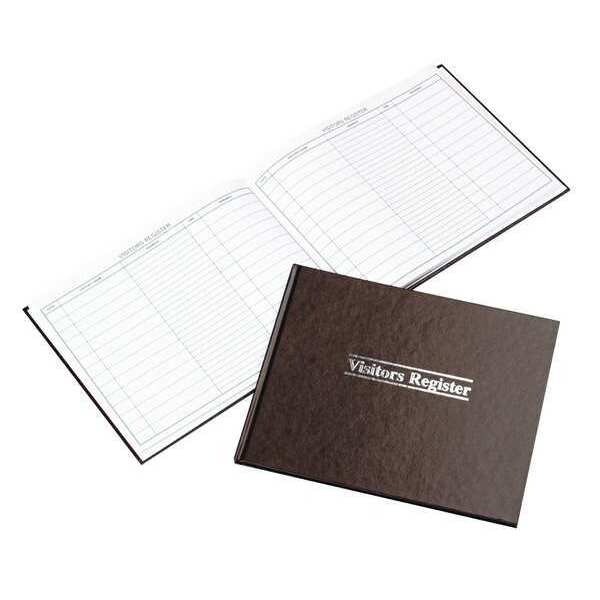 Wilson Jones Visitor Register Book, 112 Pg, 8.5x11.5 WS490A Zoro