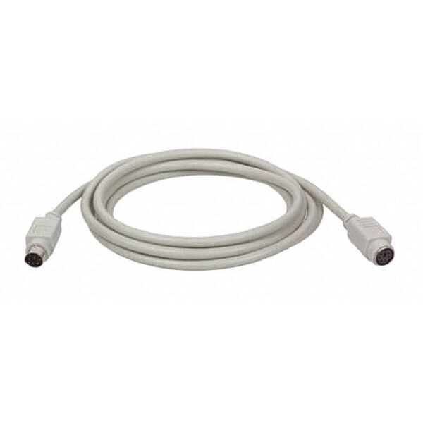 Tripp Lite PS/2 Extension Cable, MiniDIN6, M/F, 25ft P222025 Zoro