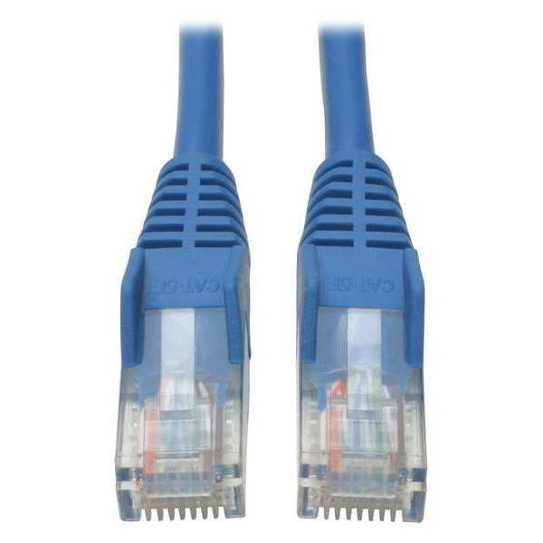 Tripp Lite Cat5e Cable, Snagless, Molded, M/M, Blue, 5ft N001-005-BL
