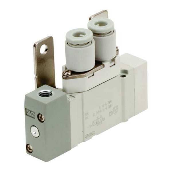 Smc Air Operated 5 Port Valve, 6mm Port SYA3120C4F2 Zoro