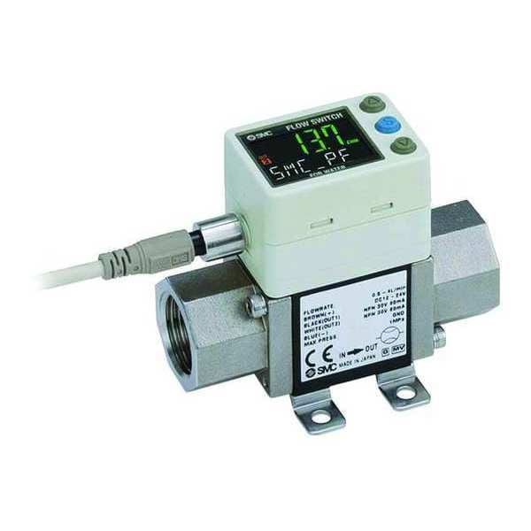 Smc Digital Flow Switch 0.54L/min PF3W704N03AF Zoro