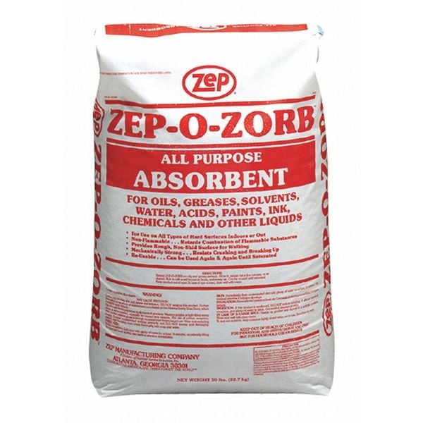 Zep ZepOZorb,Absorbent,50 lb. (230035) Zoro