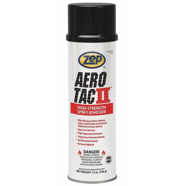 Zep Spray Adhesive, Aero Tac II Series, 12 PK 022501 Zoro