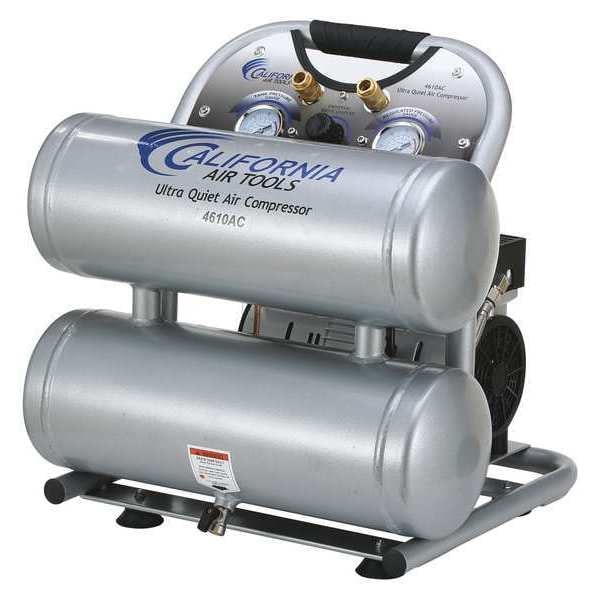 California Air Tools Air Compressor, Ultra Quiet, 1.0 HP 4610AC Zoro
