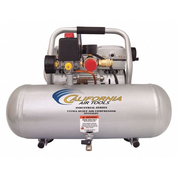 California Air Tools Air Compressor, Oil-Free Ind, 1.2 HP 2012ALFC