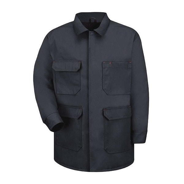 Red Kap Unisex Coat, 65% Polyester/35% Cotton, Snap Front Storm