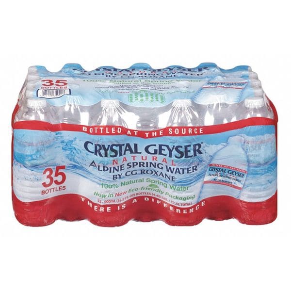 Crystal Geyser Alpine Spring Water – 16.9 Oz Bottles, 35/Carton, Kosher, Free Shipping