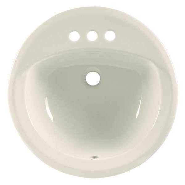American Standard Countertop Sink, 4" Center Holes, Linen 0491019.222