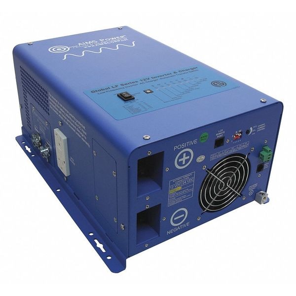 Aims Power Power Inverter and Battery Charger, Pure Sine Wave, 4,500 W