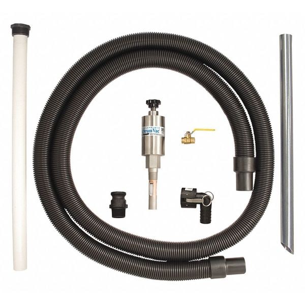 Exair 6196 568.46 Reversible Drum Vac System, 55 gal., 11/2" Hose Dia., 19 scfm