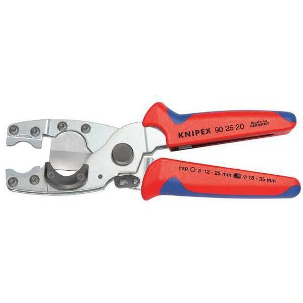 Knipex PVC Pipe Cutter, Cutting Capacity 12 mm to 35mm 90 25 20 Zoro