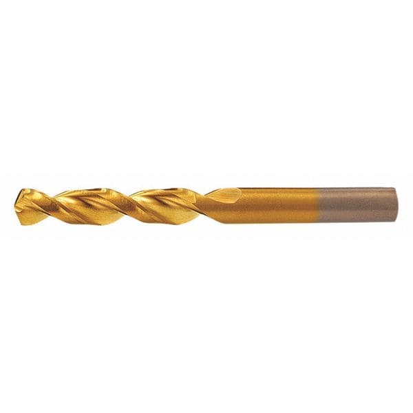 Cleveland Screw Machine Drill Bit, 19/32 in Size, 135 Degrees Point