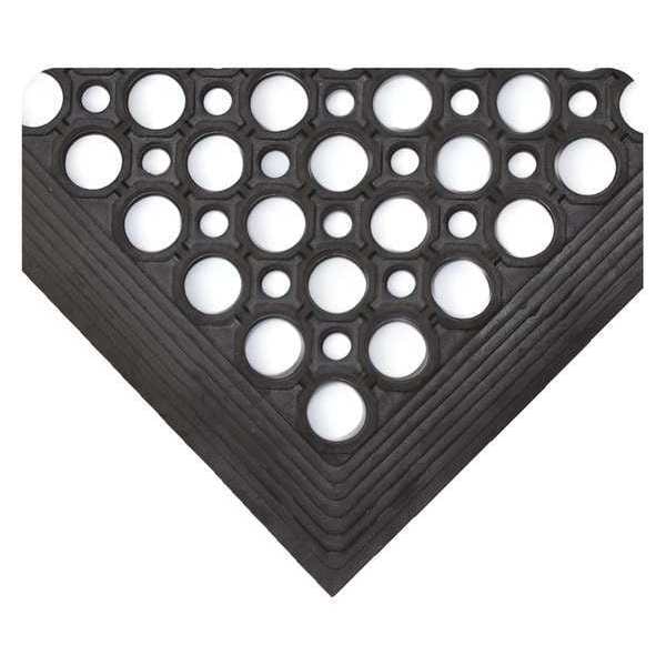 Wearwell Workrite II, 3 ft. x 5 ft., Black, 3 ft. W x 5 ft. L, 1/2 ...