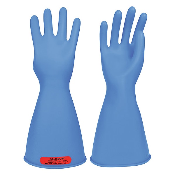 Salisbury Lineman Gloves Class 0 Epdm, 14 Inch, PR E014BL/8H Zoro