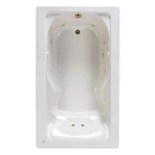 American Standard Cadet Whirlpool Bathtub, 72x42", White 2774018W.020