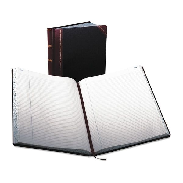 Boorum & Pease Columnar Accounting Book, 300Pgs, Black 23300R Zoro