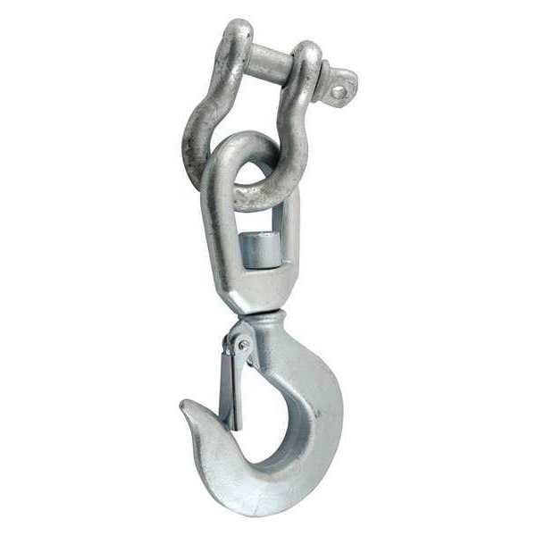 Vestil Swivel Hook With Clevis, 10K cap HOOKS10 Zoro