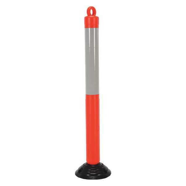 Vestil Orange Plastic Bollards, 47.25" Height OPBOL-47