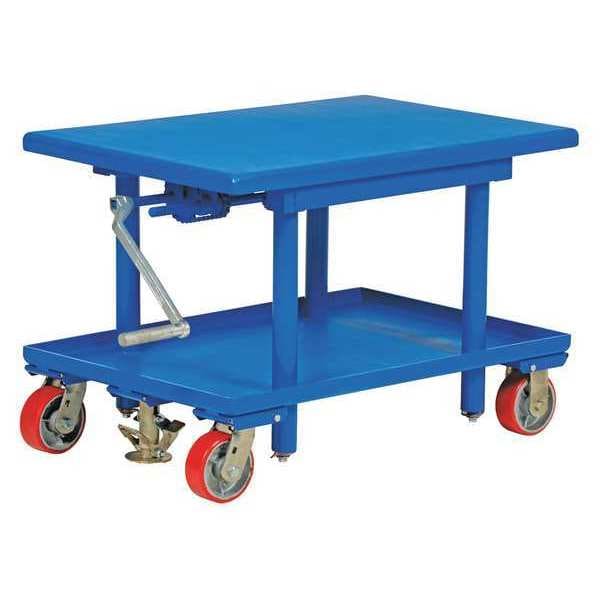Vestil Low Profile Mech Post Table, Load Cap. 2000 lb. MT2436LP Zoro