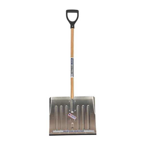 Seymour Midwest 96803 35.44 18" Aluminum Snow Shovel with 41" Wood
