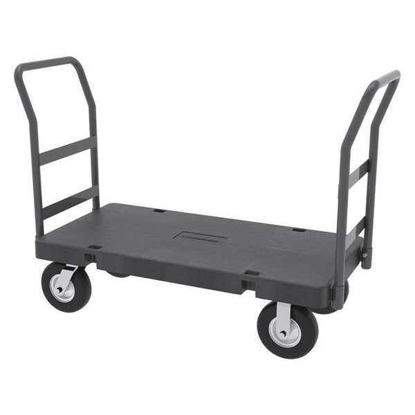 AkroMils Shelf Cart, W/Bins, 36x36, Blue R5SYT8MR3636B Zoro