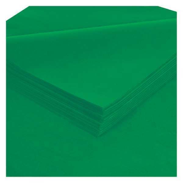 Partners Brand Tissue Paper, Gift Grade, 20" x 30", Kelly Green, 480