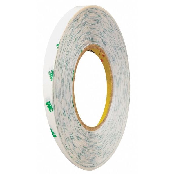 Scotch 3M™ 9085 Adhesive Transfer Tape, Hand Rolls, 5.0 Mil, 1/4" x 60 yds., Clear, 6/Case