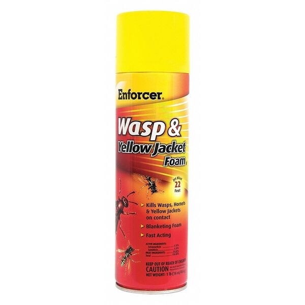 Zep 16 oz. Foam Yellow Jacket Insect Killer, PK12 F02311 Zoro