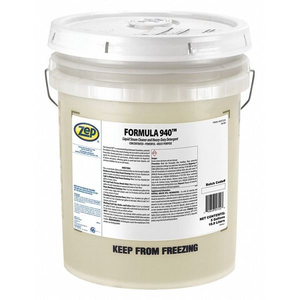 Zep Liquid 5 gal. Heavy Duty Cleaner and Degreaser, Pail 47235 Zoro