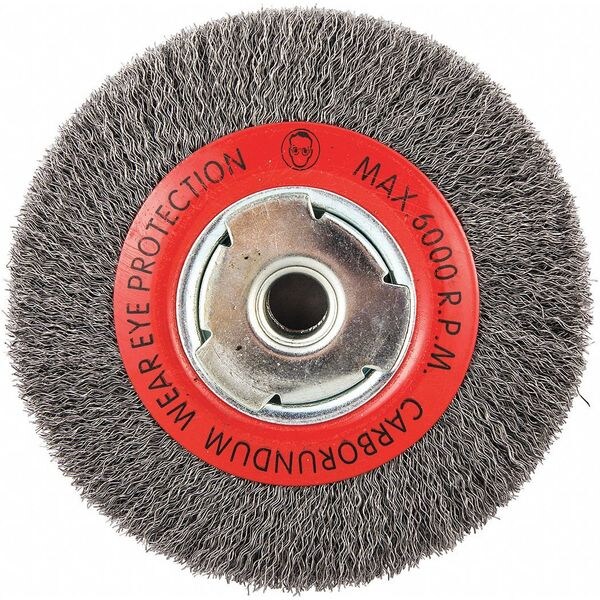 Zoro Select Wire Wheel Brush, 0.014" dia. Wire 66252838683 Zoro
