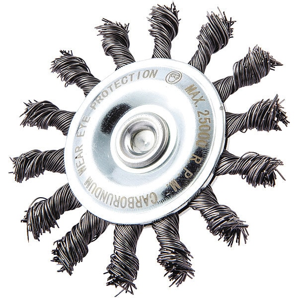 Zoro Select Wire Wheel Brush, 0.014" dia. Wire 66252838801