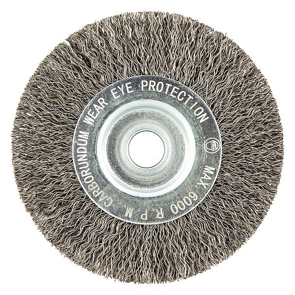 Zoro Select Wire Wheel Brush, 0.014" dia. Wire 66252838762 Zoro